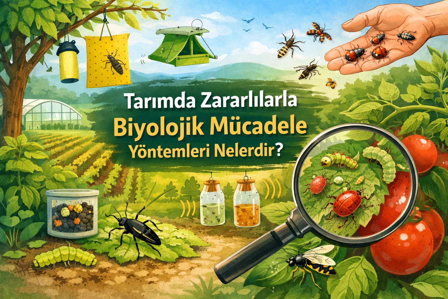Tarımda Zararlılarla Biyolojik Mücadele Yöntemleri Nelerdir?